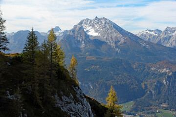 Bavarian Alps from the Kehlstein Eagles Nest in Berchtesgaden, Germany