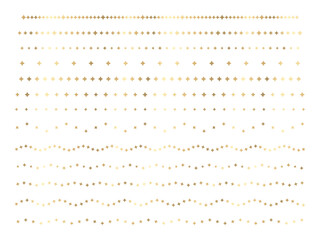 四角星、ライン2、7白金