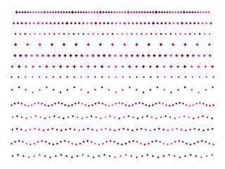 四角星、ライン2、12マゼンタ