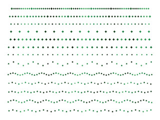 四角星、ライン2、17緑