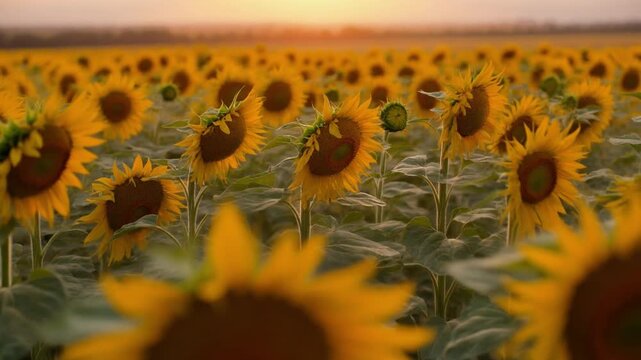 sunflower sin the field