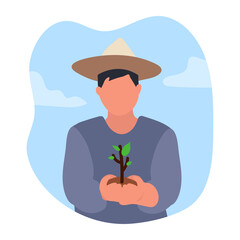 Farmer Illustration