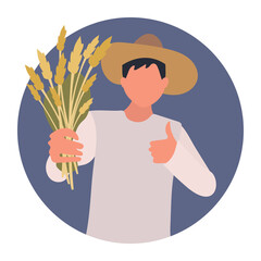 Farmer Illustration