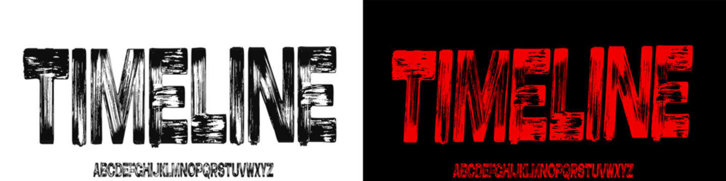 Modern Grunge Font. Rough Font. Distress Bold Font. Uppercase. Typography urban style alphabet fonts for fashion, sport, movie, logo design, vector illustration
