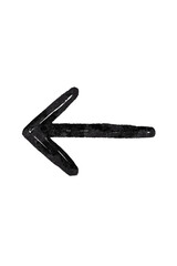 Obraz premium Textured Left Arrow Icon