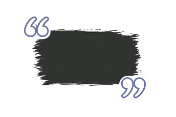 Quotation marks with a dark background