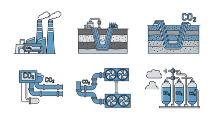 Forensic Investigation and Science Tools Icon Set for Modern Research and Discovery