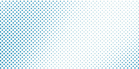 Dotted vector abstract background, blue and grey dots in perspective flow, dotty texture abstraction, science good pattern old