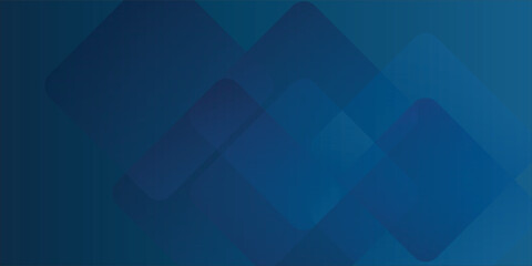 Obraz premium Blue Abstract Geometric Background With Overlapping Diamond Shapes For Tech, Business, Or Presentation Use