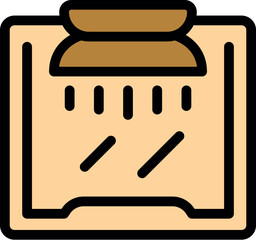 Kitchen appliance warming up, electric stove with heating elements, modern design, top view