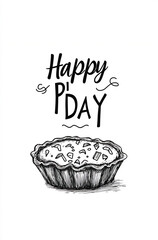 abstract illustration for celebrating PI Day