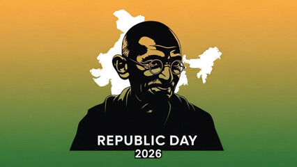 Gandhi Republic Day 2026 India Celebrations Patriotic Mahatma