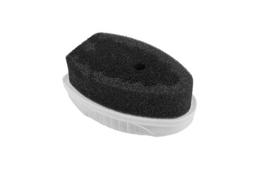 Shoe shine sponge isolated on white background