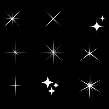 vector-sparkle-stars-set-with-twinkle-light-burst-effects-white-glowing-star-overlays-for-design-and-illustration