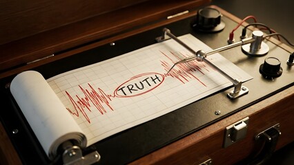 Lie Detector Test Machine with Truth.
