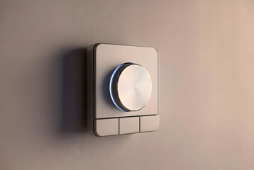 light switch on wall