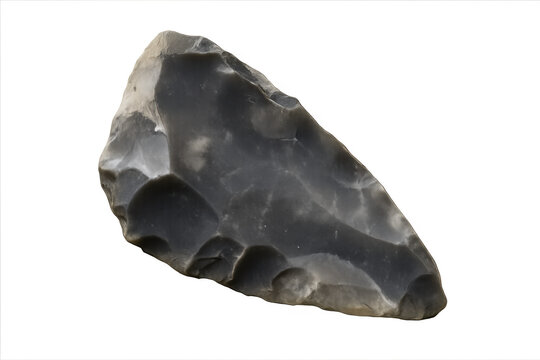 Prehistoric stone age hand axe flint tool