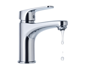 water flowing from a faucet