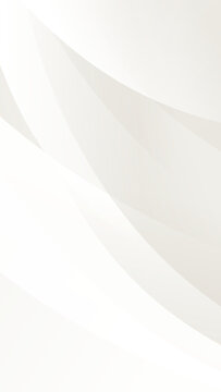 Modern white abstract background with elegant grey curved lines and smooth gradients, minimalist vector style for professional design.