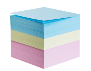 stack of books isolated on white