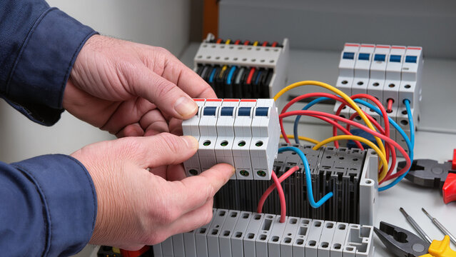 electrician at work 