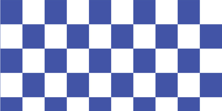 Latar belakang abstrak kotak biru dan putih. Latar belakang lomba dengan ruang untuk teks. Ilustrasi vektor Racing Flag. Latar belakang ras bendera.