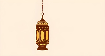 traditional arabic lamp vector illustration, islamic lantern silhouette vector art, ramadan hanging lamp illustration, arabic lamp outline vector design, moroccan lantern decorative illustration, midd © mrpixel