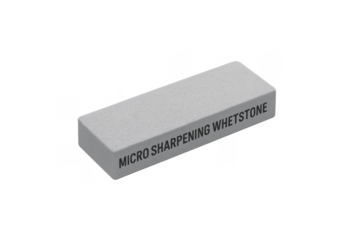 Sharpening whetstone grey abrasive stone tool on transparent background