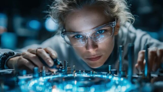 Quantum Computing Expert in Cryogenic Lab