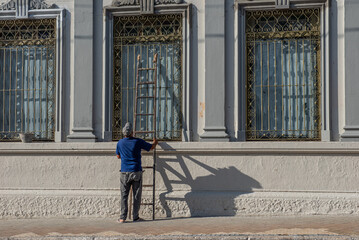 Asuncion, Paraguay, a city of contrasts and buildings in need of reconstruction