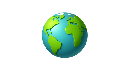 Fototapeta premium earth globe on white background vector, globe earth world map illustration, planet earth globe isolated, earth globe clean illustration, world globe vector on white, global earth sphere graphic, earth