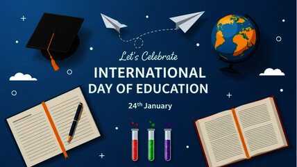 Celebrate International Day of Education on January 24th with Symbols of Learning and Global Knowledge