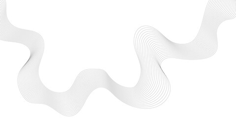 Fototapeta premium Abstract black wave background vector illustration. Abstract black wave flowing on white background. Abstract black wave banner template.