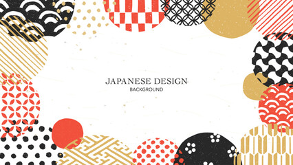 和柄の抽象的な背景デザイン