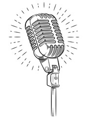 Doodle Microphone Stage Singer Show Mic