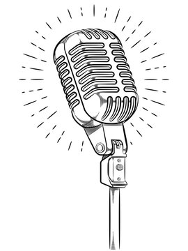 Doodle Microphone Stage Singer Show Mic