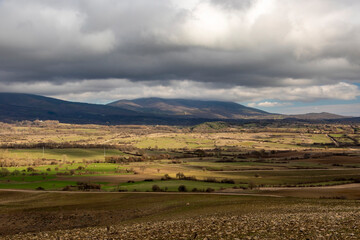landscape with mountains