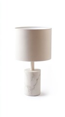 A Table Lamp on White Background Photo.