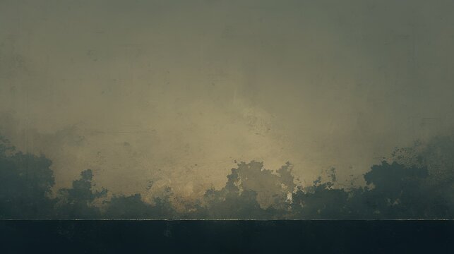 Abstract background with green & dark gray tones, soft clouds creating foggy hazy cinematic effect, textured surface for posters, web designs & creative visual projects.