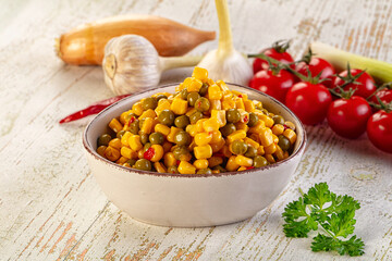 Mexican vegetable mix - corn, pepper and peas