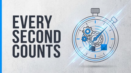 Every Second Counts Modern Banner