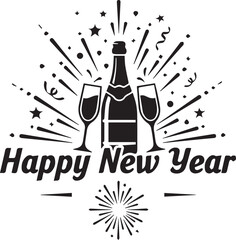 wine bottle vector illustration