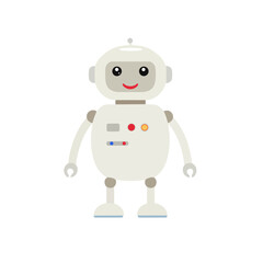 3d white bot 