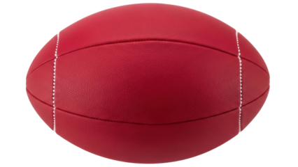 Isolated red football, perfect for fall, back to school or any athletic occasion