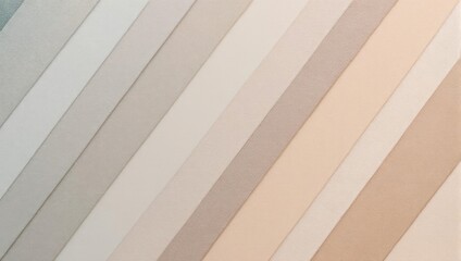 Obraz premium Diagonal Stripes of Neutral Colors - A Modern Abstract Composition.