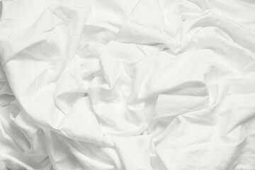 Obraz premium Texture of wrinkled sheet, concept color of the year 2026.