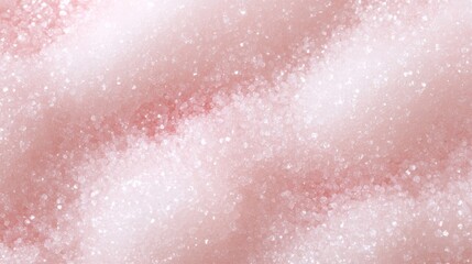 Fototapeta premium Elegant shimmering pink backdrop adorned with dazzling white glitter particles pink background featuring beautiful white glitter texture perfect for celebratory designs.