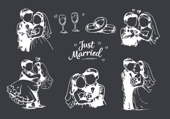 Hand-drawn Wedding Elements Collection