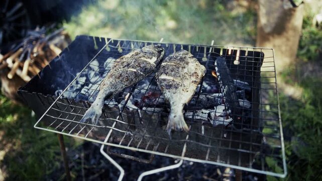 Cooking horse mackerel seafood	