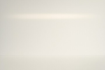 Obraz premium Minimal White Background with Soft Horizontal Light